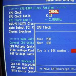 Jak podkręcić procesor za pomocą BIOS-u: metody podkręcania i zmiana parametrów Jak zwiększyć częstotliwość w BIOS-ie