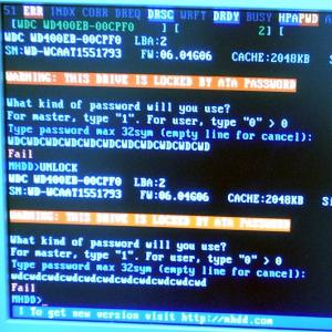 하드 드라이브의 비밀번호 재설정 HDD에서 비밀번호를 제거하는 프로그램
